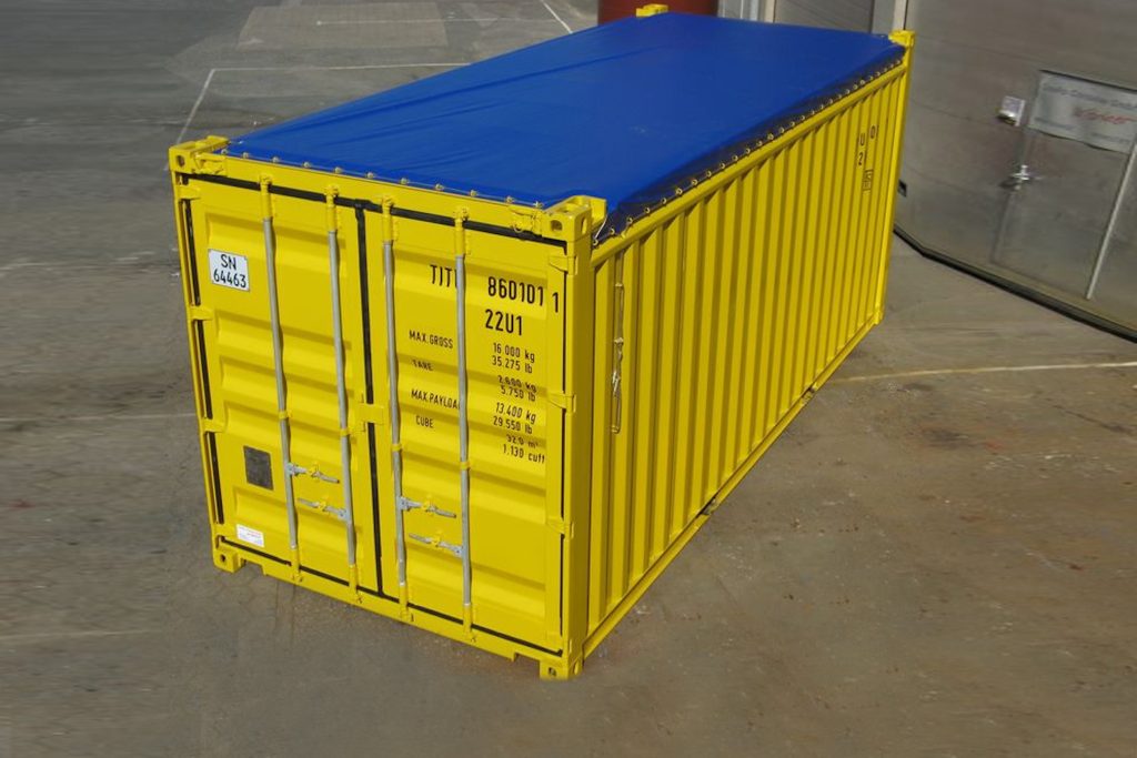 OPEN TOP CONTAINER. CONTACT US.